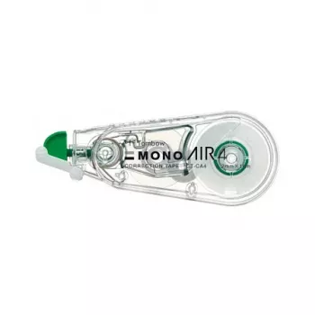 Tombow CT-CA4-20 MONO CA Korektor Taśmowy - Biała Taśma 10 m x 4,2 mm - Zielony/Przezroczysty Dozownik - 20 Sztuk