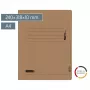 BRUNNEN FACT!plus Spiral Folder A4 Cardboard Brown