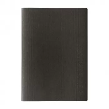 BRUNNEN Application Folder Lines DIN A4 Czarny