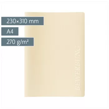 BRUNNEN Teczka aplikacyjna Lines DIN A4 w kolorze chamois