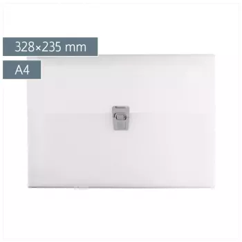BRUNNEN FACT! 10-Part Organizer Folder, White
