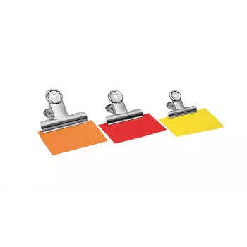 WEDO 64 21350 Spinacz biurowy ze stali niklowanej, srebrny, 50 mm, 100 sztuk