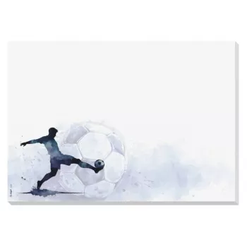 Podkładka biurkowa SIGEL Goal Zone, jasnoniebieska, papier, 30 arkuszy