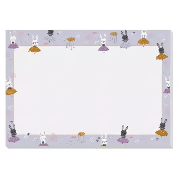 SIGEL Podkładka na biurko Bunny Ballerinas Liliowy Papier 30 arkuszy