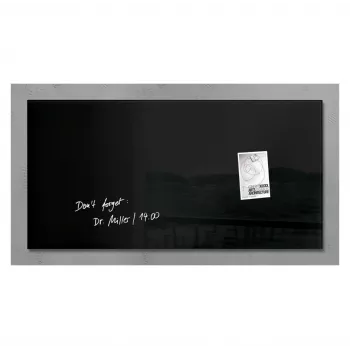 SIGEL artverum Szklana Tablica Magnetyczna 910 x 460 mm Super Biała Bezramowa