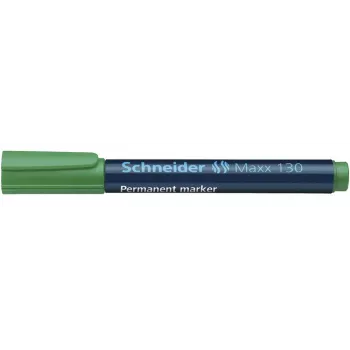 Schneider Pen Maxx 130 Permanent Marker - Zielony - Okrągła końcówka - Czarny tusz - Szerokość linii 1-3 mm