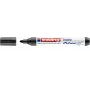 EDDING 4500 Marker tekstylny Czarny Końcówka okrągła 2-3 mm Permanentny Nieprzezroczysty Wodny tusz pigmentowy 1 sztuka