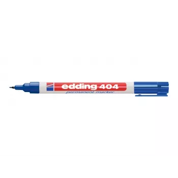 EDDING 404 Marker permanentny do szkła, metalu, plastiku - czarny - końcówka okrągła 1 mm