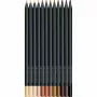 Zestaw ołówków Faber-Castell Black Edition - Odcienie skóry - 12 sztuk - do ciemnego i kolorowego papieru