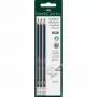 Faber-Castell Goldfaber G-Tip Ołówek Grafitowy HB 3 szt. Ciemnozielony (116896)