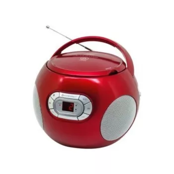 SOUNDMASTER SCD5100WE Biały Boombox CD z radiem FM, odtwarzaczem kaset, USB i AUX