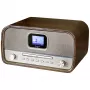 Soundmaster DAB970BR1 Radio stołowe DAB+, FM, AUX, Bluetooth, CD, USB, funkcja ładowania baterii, brązowy