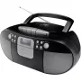 Soundmaster SCD7800SW DAB+ FM CD Cassette Radio z funkcją budzika, czarny