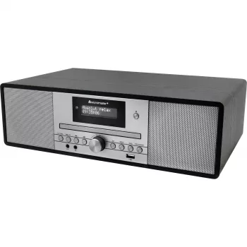 Soundmaster DAB980SW Black Music Centre DAB+/FM-RDS CD USB Bluetooth Odtwarzacz Audiobooków z Kasety i Gramofonem