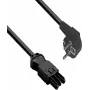 HELOS Przewód zasilający GST18 kompatybilny CEE 7/7 90° wtyk kątowy do gniazda czarny 10,0m