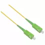 HELOS LWL OS2 Patchkabel Simplex LSZH 2.0mm SC/APC-SC/APC Yellow 20m