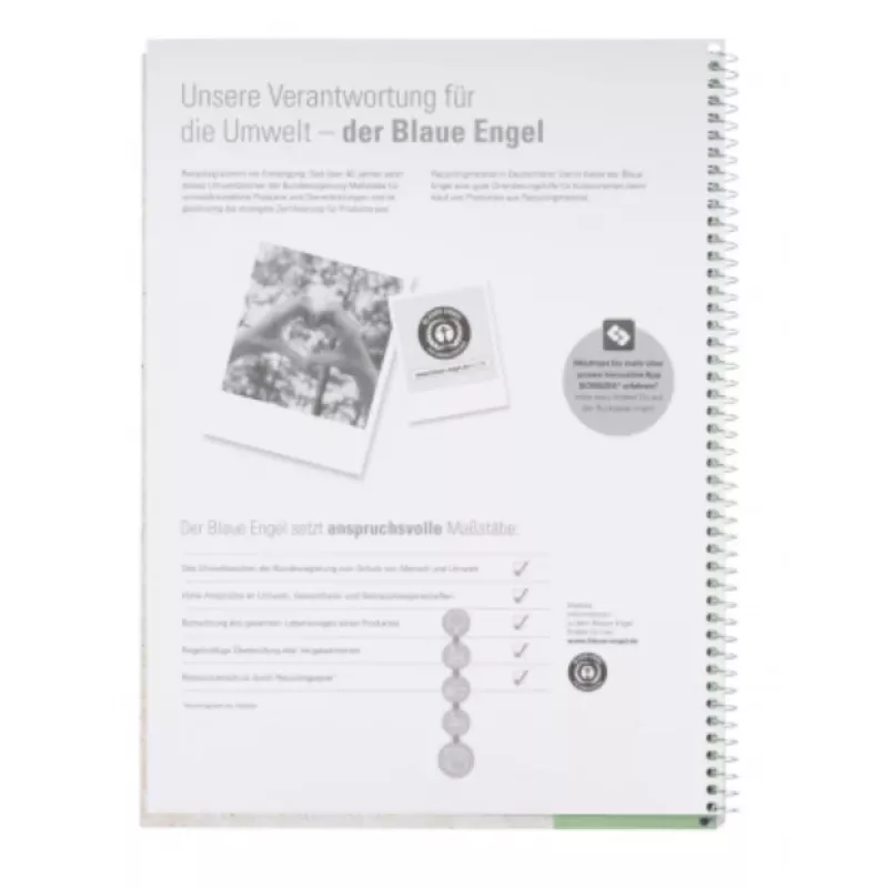Oxford College Block A4+ 80 kartek 90 g/m² w kratkę niebieski 4-otwory