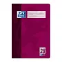 Oxford 100050332 A4 90 gsm Lined Refill Pad - 100 arkuszy, biały, 4-otwory, perforowany, klejony górą