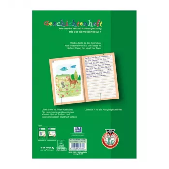 Oxford 100050091 - Zielony - A4 - 90 g/m²
