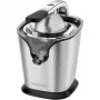 PROFI COOK PC-ZP 1154 Wyciskarka do cytrusów, 160 W, stal nierdzewna, 500 ml, 2 stożki, obsługa dźwignią, czarny/srebrny