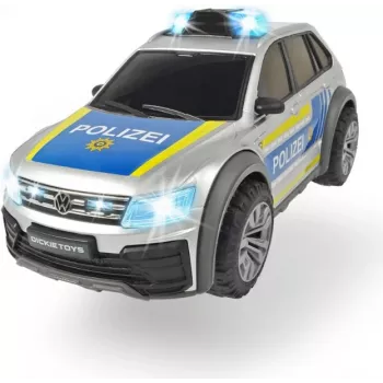 Samochód policyjny Dickie VW Tiguan R-Line w skali 1:18, wielokolorowy