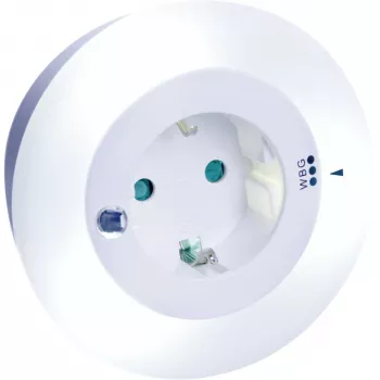 REV Night Light LED z gniazdkiem, zmiana koloru i automatyką zmierzchową