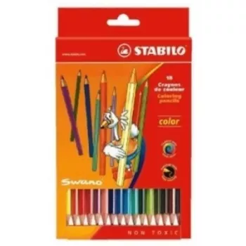 STABILO Color Kredki ołówkowe - 18 sztuk