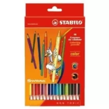 STABILO Color Kredki ołówkowe - 18 sztuk