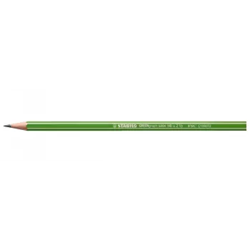 STABILO GREENgraph Ołówek grafitowy HB - Zielony/Biały - Sześciokątny - Certyfikat FSC - 2,2 mm