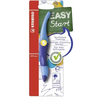 STABILO EASYoriginal Rollerball Pen - Blue - Left-Handed - Blister Pack - 1 Piece