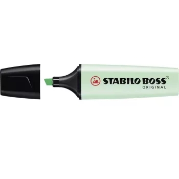 STABILO BOSS ORIGINAL Zakreślacz - Miętowa zieleń - Końcówka dłutowata - 2 mm / 5 mm - Tusz na bazie wody - 1 sztuka