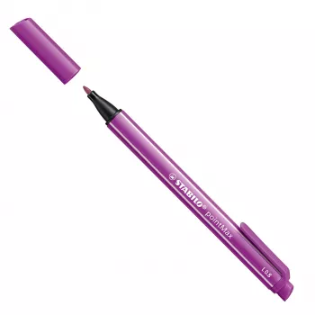 STABILO pointMax Flamaster - Fioletowy - Średni 0,8 mm - Okrągły - Tusz na bazie wody - Końcówka nylonowa