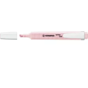 STABILO Swing Cool Pastel Highlighter - Pastel Pink - 1 sztuka - końcówka dłutowa - szerokość linii 1-4 mm