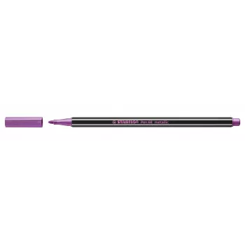 STABILO Pen 68 Metallic Fibre-Tip Pen - Metallic Pink - 1 sztuka