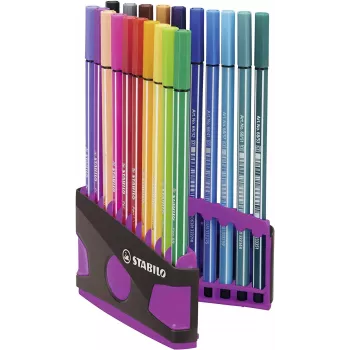 STABILO Pen 68 Pisak włókninowy - Kolory mieszane - 20 sztuk