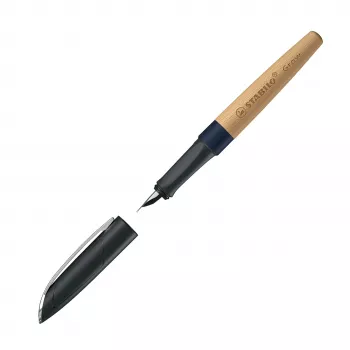 STABILO Wieczne pióro neutralne dla klimatu Grow - Blueberry Blue / Beech