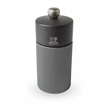 Młynek do soli Peugeot Line 12 cm Grafit Naturalne Drewno/Aluminium