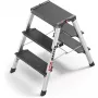 Hailo Master D70 2-3 Stopnie Dwustronna Drabina Składana