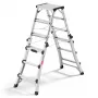 Hailo Master DTL100 2x4 - 2x6 Stopniowa Drabina Teleskopowa Kombinowana 150 kg Aluminium