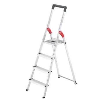 Hailo L51 4-Stopniowa Aluminiowa Drabina Bezpieczna
