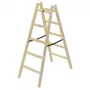 Hailo H40 StandardLine 2x5 Drewniana Drabina Rozstawna Dwustronna