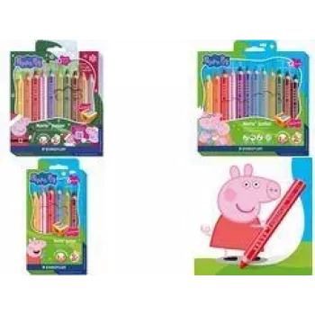 STAEDTLER Noris Colour Kredki Świecowe Peppa Pig 12 sztuk 100% PEFC