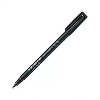 STAEDTLER Lumocolor 314-9 Marker permanentny, czarny, końcówka klinowa, 1-2.5 mm