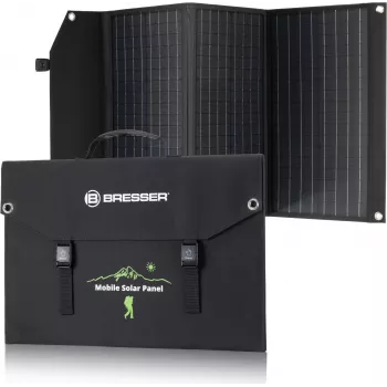 BRESSER Przenośny Panel Słoneczny 90W z wyjściem USB i DC