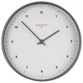 KIENZLE DCF Zegar ścienny sterowany radiowo Classic 25 cm, biały