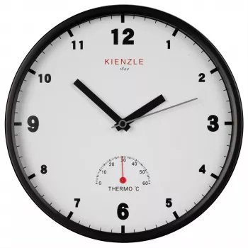 KIENZLE DCF Zegar ścienny sterowany radiowo do ogrodu na zewnątrz 30 cm