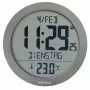 KIENZLE DCF Zegar ścienny sterowany radiowo z wyświetlaczem temperatury pokojowej, antracyt