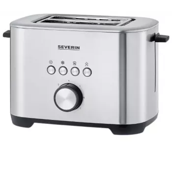 SEVERIN AT 2620 Toster 800 W 2 Gniazda Srebrny/Czarny