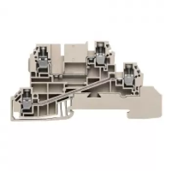 Weidmüller Zacisk przelotowy, 2,5 mm², 24 A, 800 V, beżowy, połączenie śrubowe, 50 sztuk