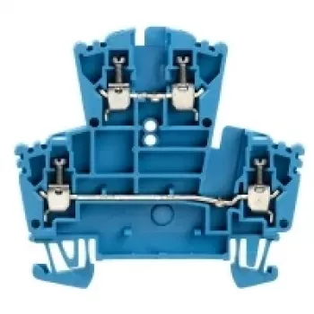 Weidmüller W-Series Zacisk przelotowy, połączenie śrubowe, 2,5 mm², 800 V, 24 A, ciemny beż, 2-poziomowy